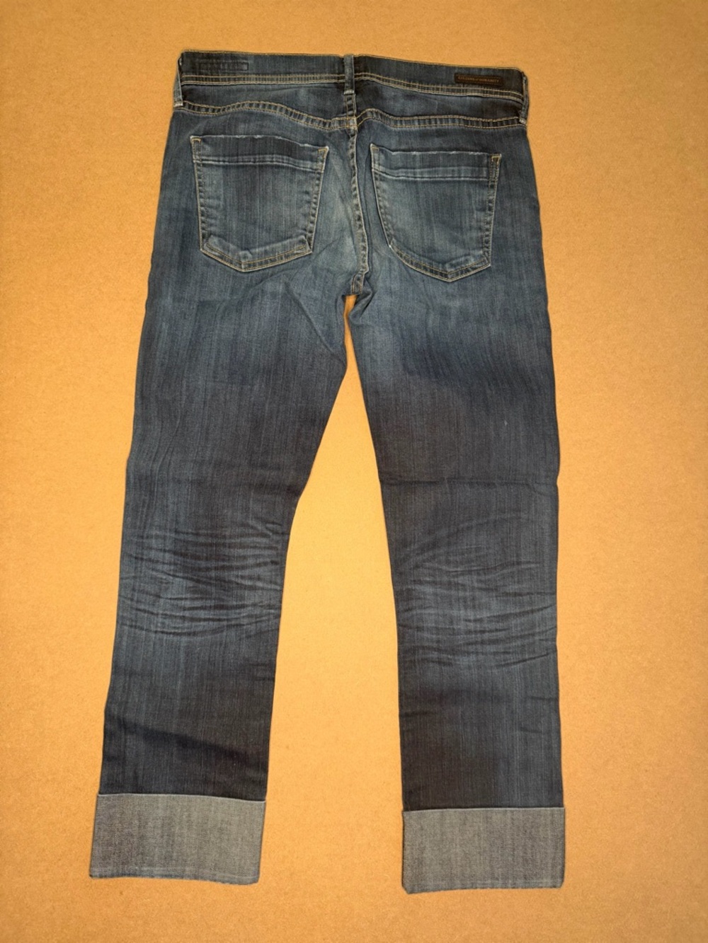 Citizens of Humanity Women's Dark Blue Cuffed Jeans Size 27 - Picture 4 of 11